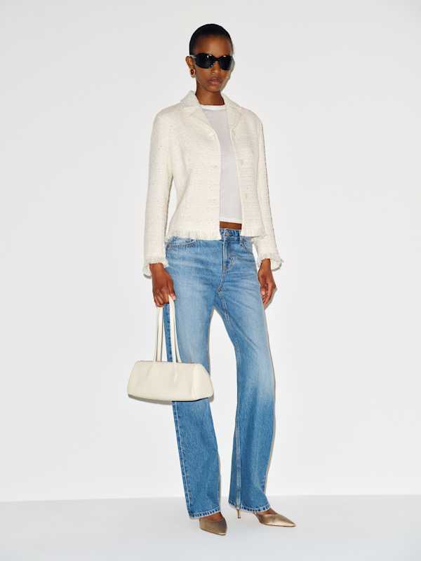 Josie Jacket - Ivory Boucle