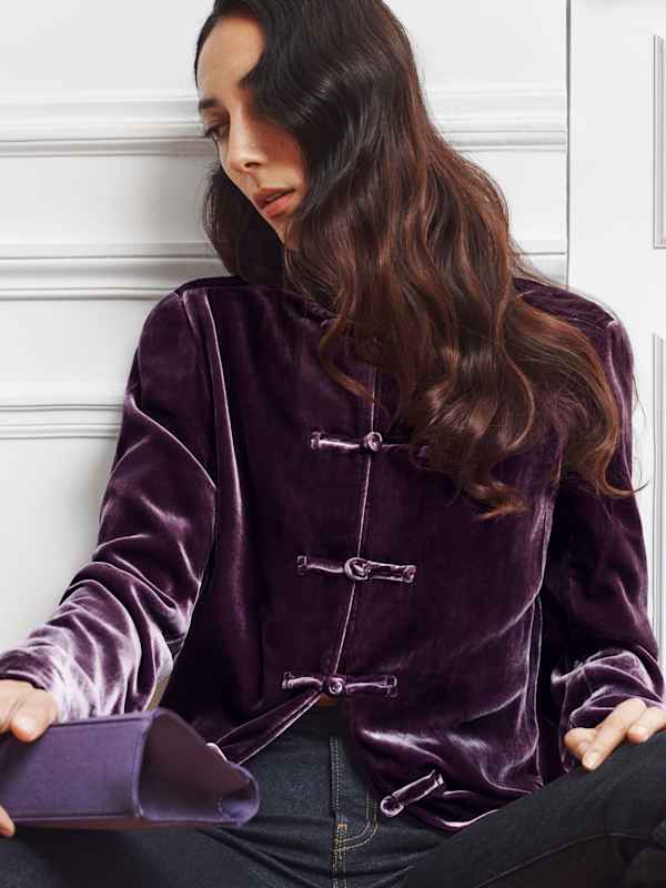 Courtney Coat - Crushed Violet