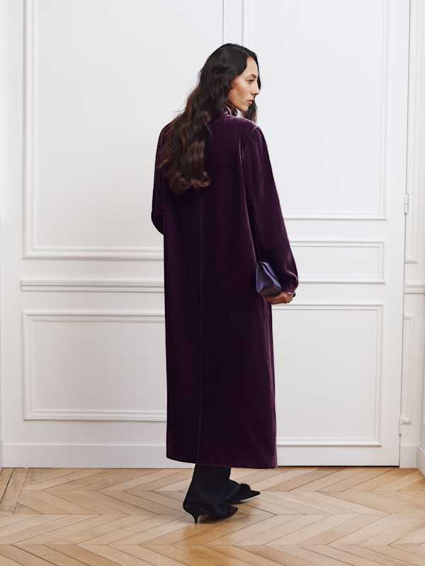 Courtney Coat - Crushed Violet