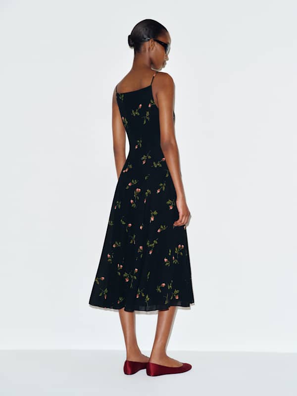 Marcina Dress - Evening Roses