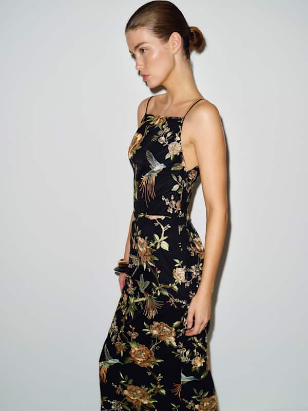 Robe Mariam - Hummingbird Embroidery