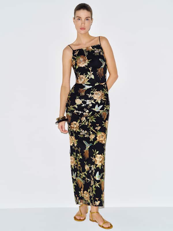 Robe Mariam - Hummingbird Embroidery