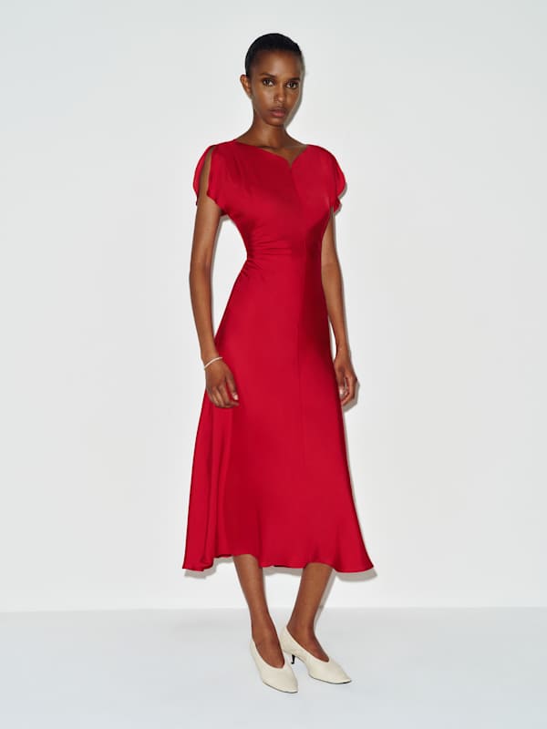 Tierra Dress - Lipstick