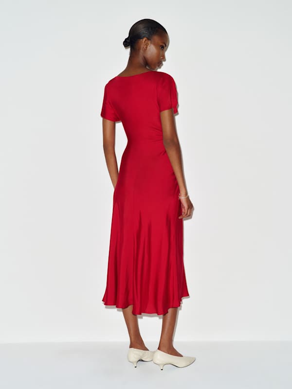 Tierra Dress - Lipstick