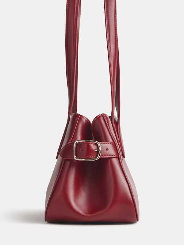 Patrizia Shoulder Bag - Oxblood Leather