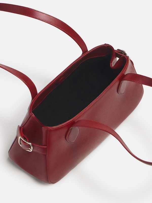 Patrizia Shoulder Bag - Oxblood Leather