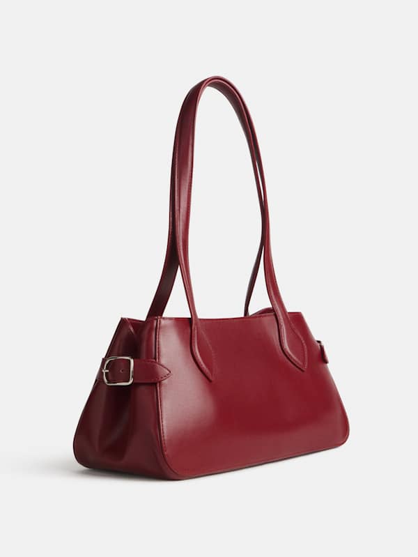 Patrizia Shoulder Bag - Oxblood Leather
