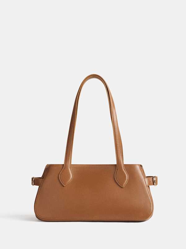 Patrizia Shoulder Bag - Walnut Leather