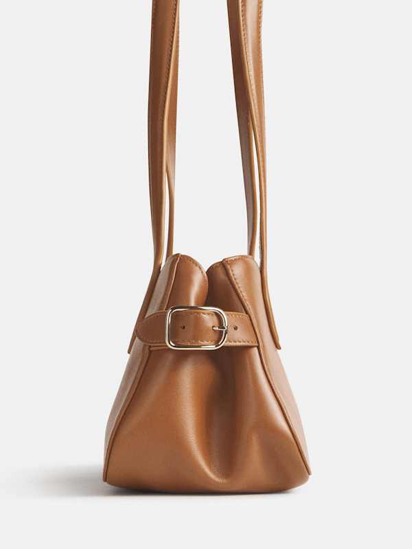 Patrizia Shoulder Bag - Walnut Leather