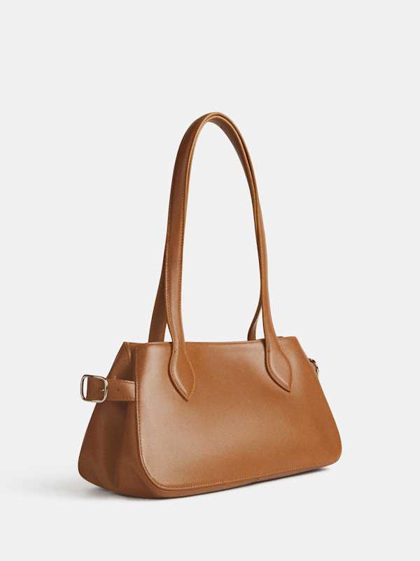Patrizia Shoulder Bag - Walnut Leather