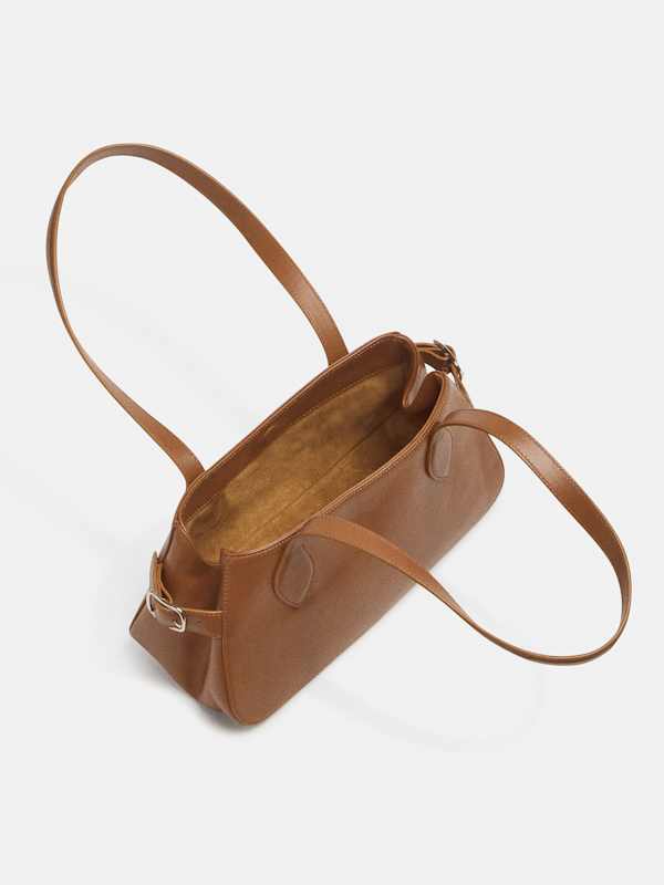 Patrizia Shoulder Bag - Walnut Leather