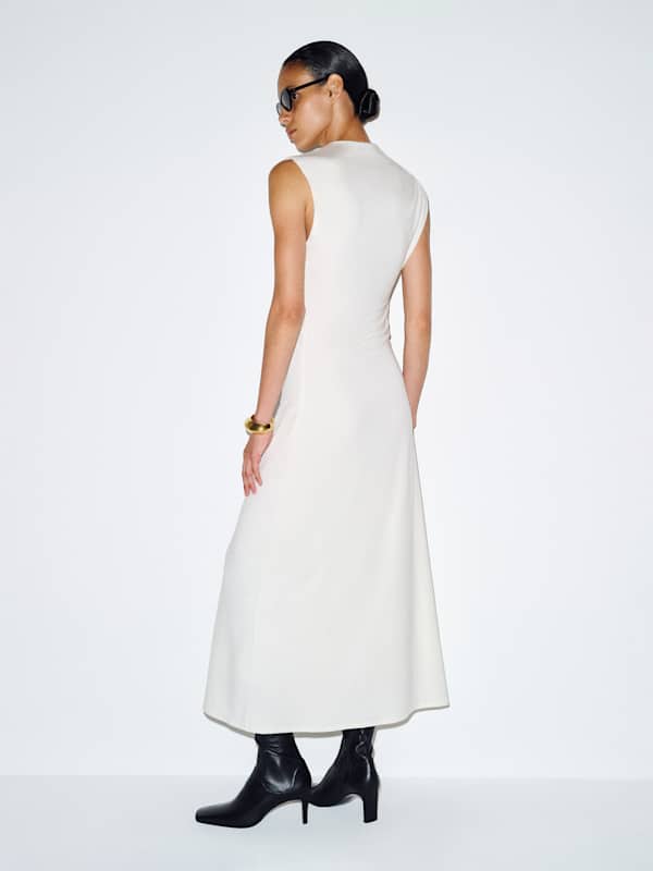 Bellin Knit Dress - Fior Di Latte