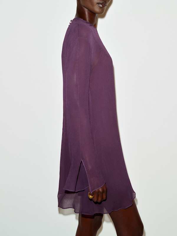 Robe Arlet - Violette &eacute;cras&eacute;e