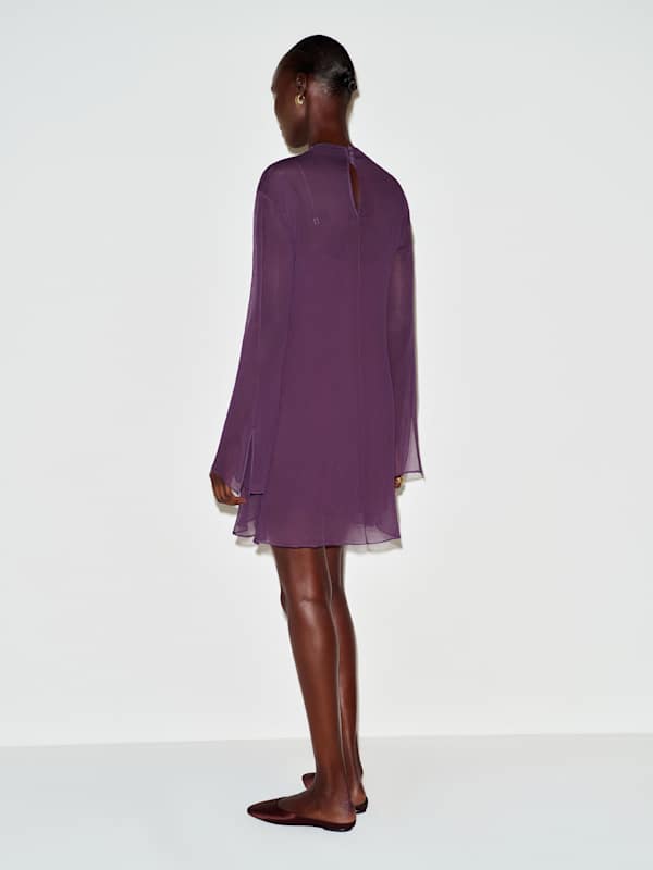 Robe Arlet - Violette &eacute;cras&eacute;e