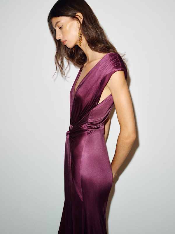 Cali Knit Dress - Huckleberry