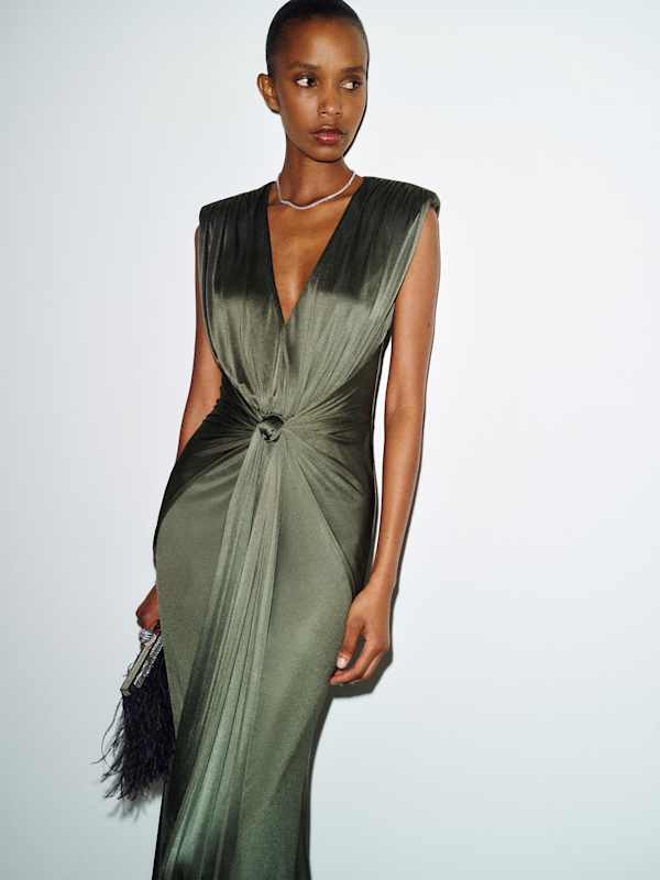 Cali Knit Dress - Olivewood