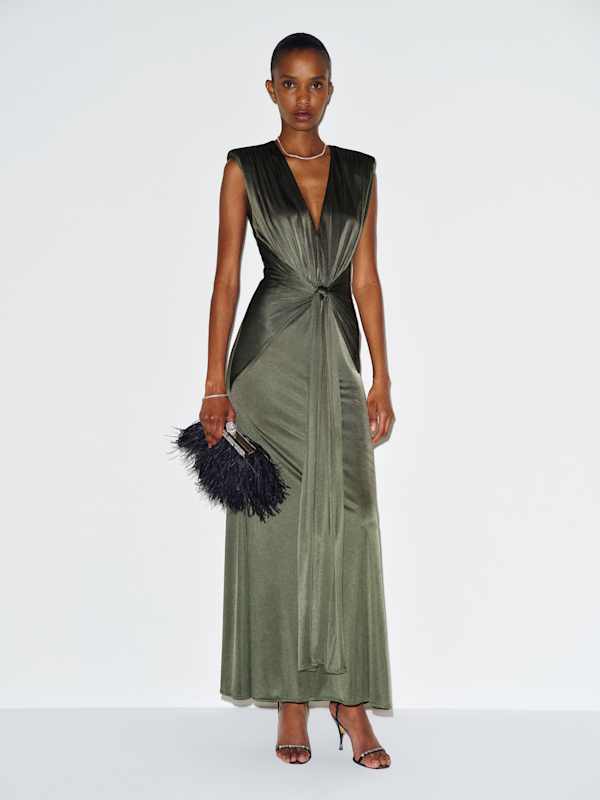 Cali Knit Dress - Olivewood