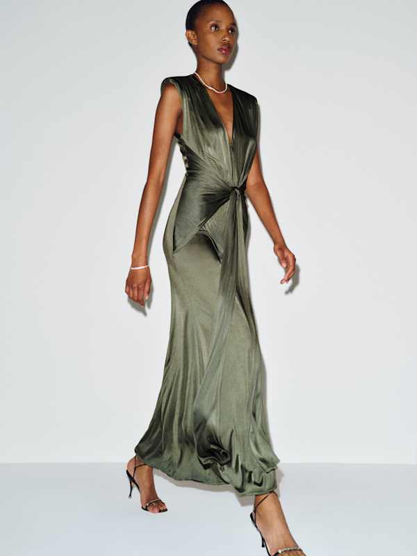 Cali Knit Dress - Olivewood