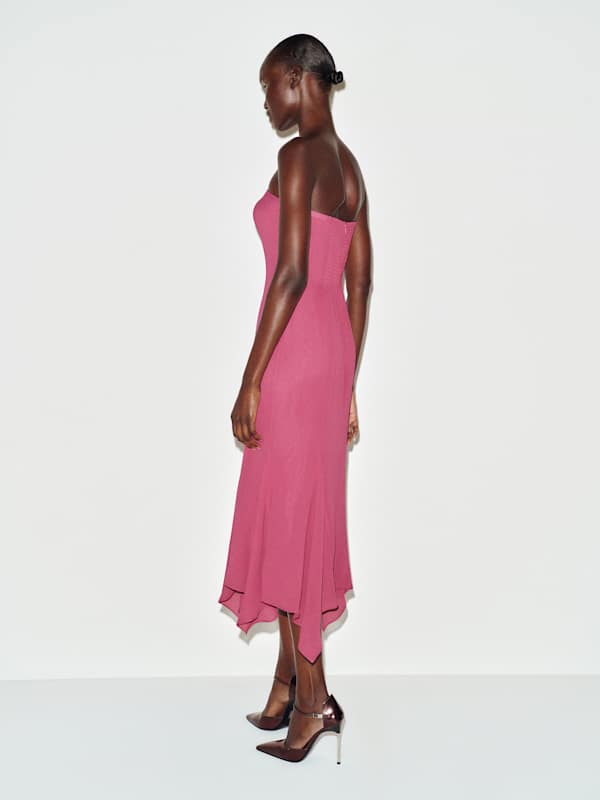Angeles Dress - Hibiscus Tea