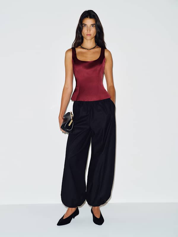 Hetty Top - Deep Red