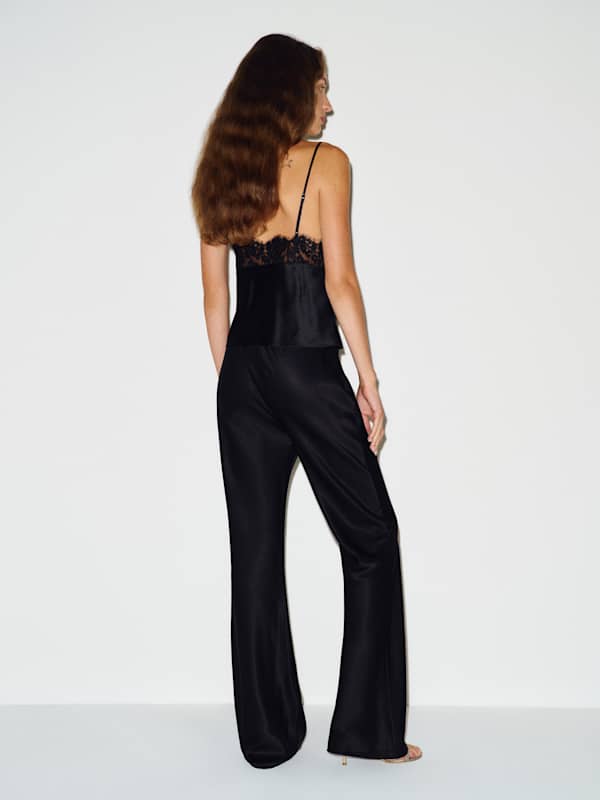 Blythe Silk Top - Black