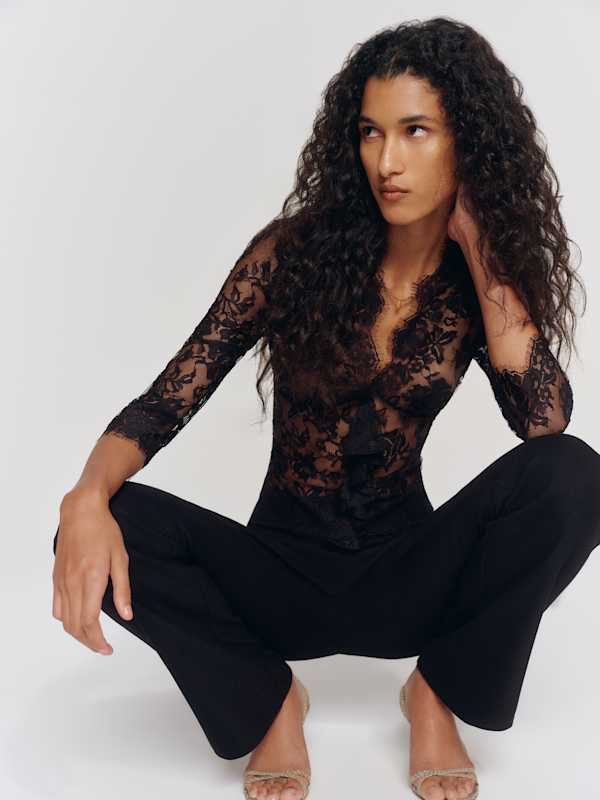 Acacia Top - Black