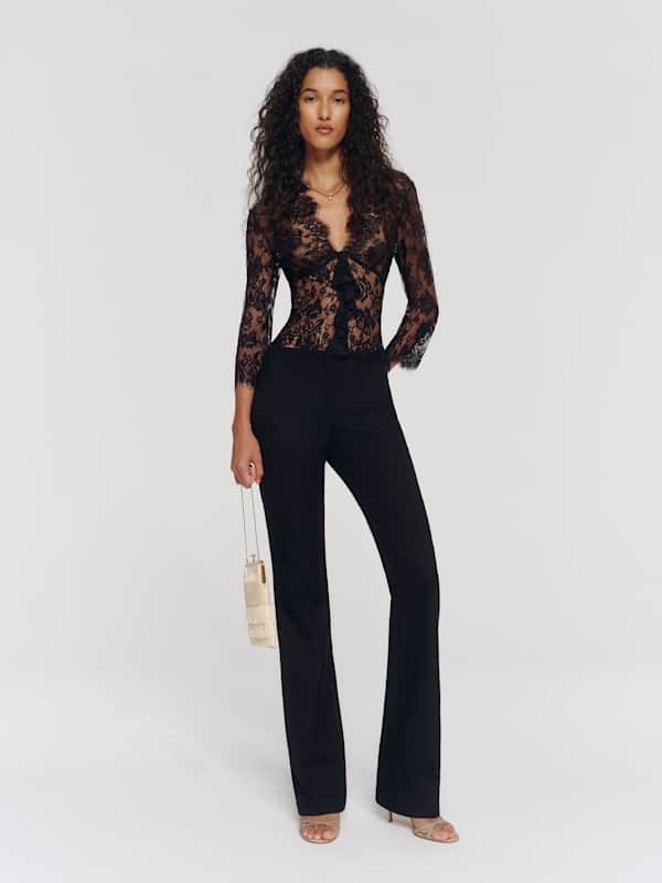 Acacia Top - Black