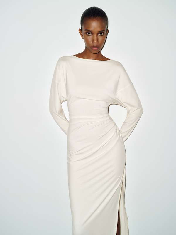 Norla Knit Dress - Fior Di Latte
