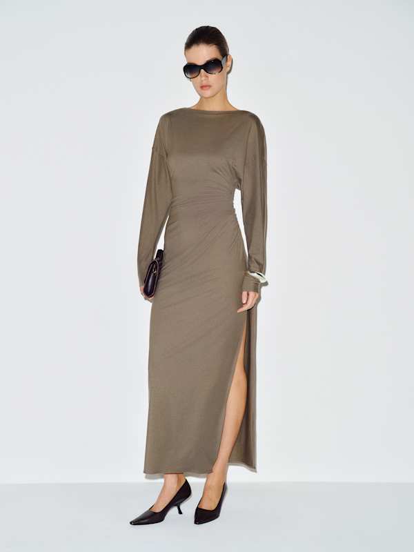 Norla Knit Dress - Poppyseed