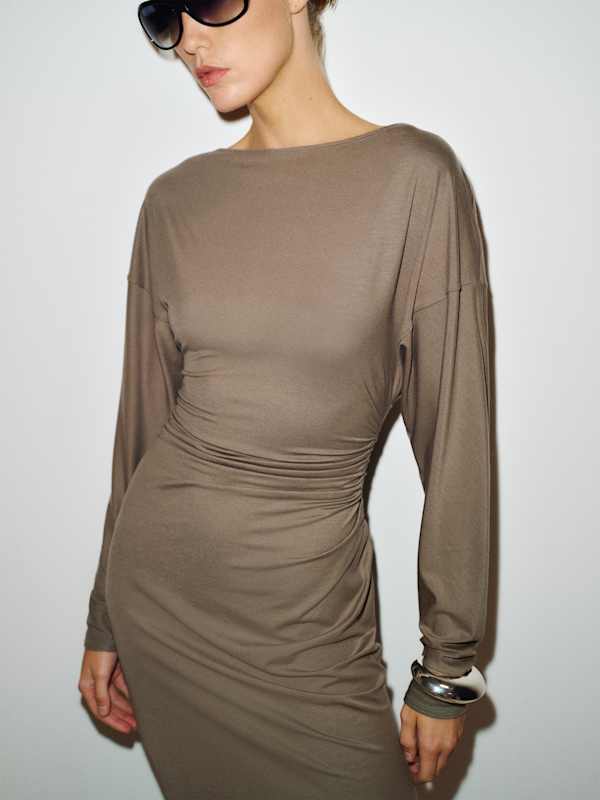 Norla Knit Dress - Poppyseed