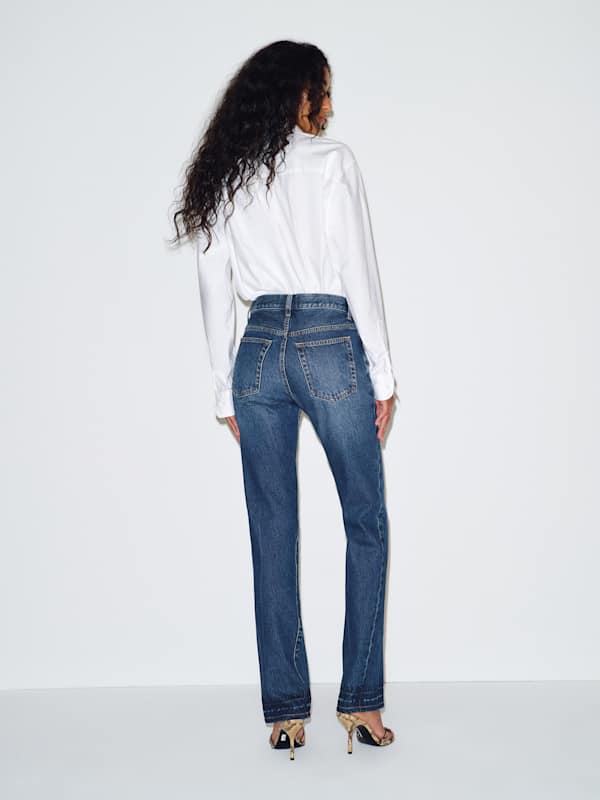 Alexa Chung High Rise Straight Leg Jeans - Scorpio Sun