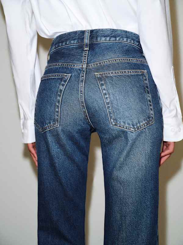 Alexa Chung High Rise Straight Leg Jeans - Scorpio Sun