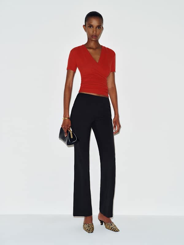 Larah Knit Top - Lipstick