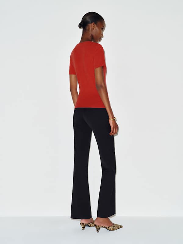 Larah Knit Top - Lipstick