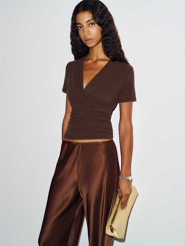 Larah Knit Top - Mole