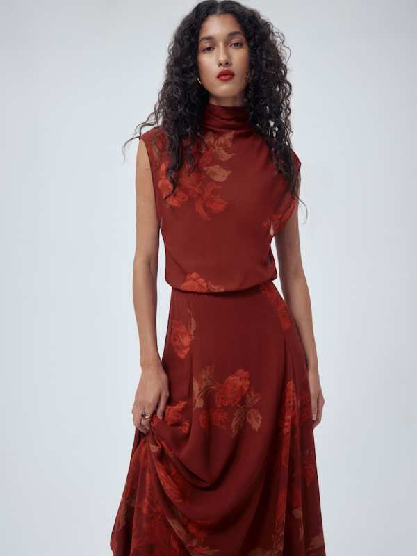 Katia Dress - Barcelona Border