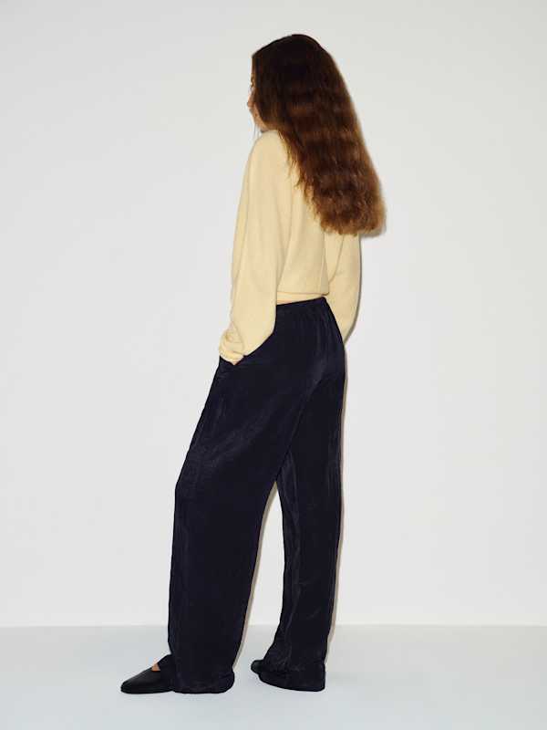 Elise Pant - Black Crinkle