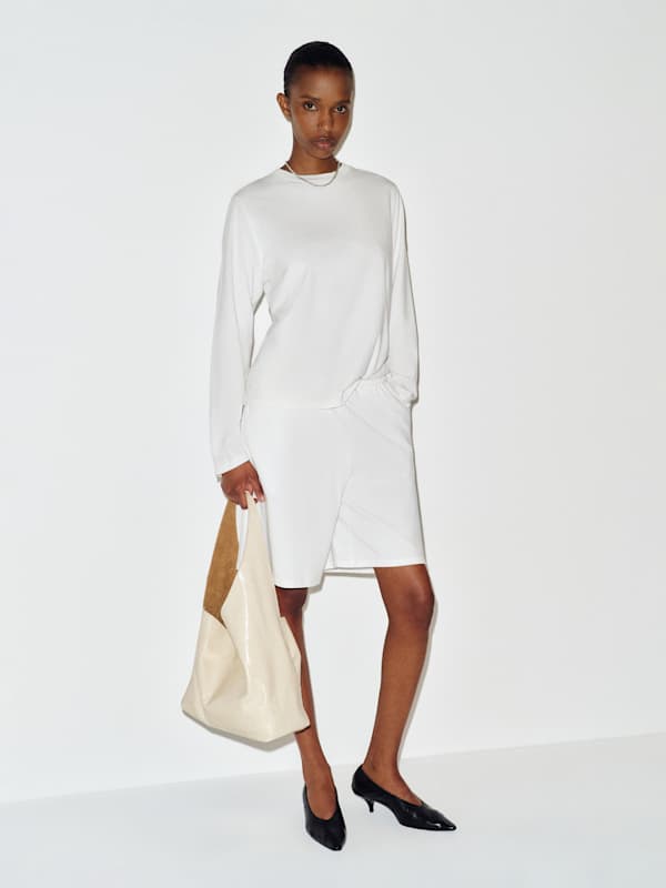 Frank Knit Short - White