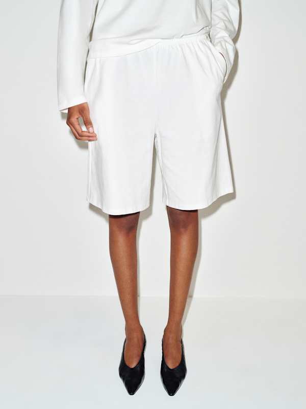 Frank Knit Short - White