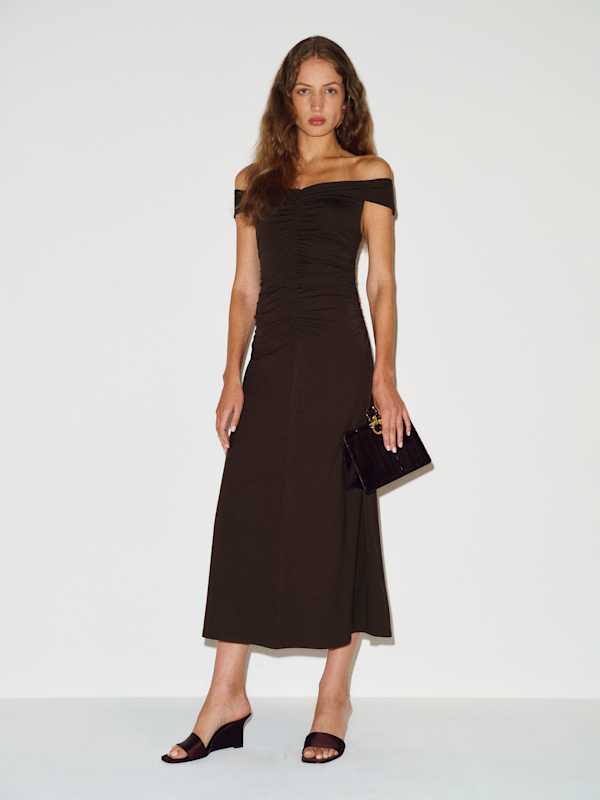 Laura Knit Dress - Mole