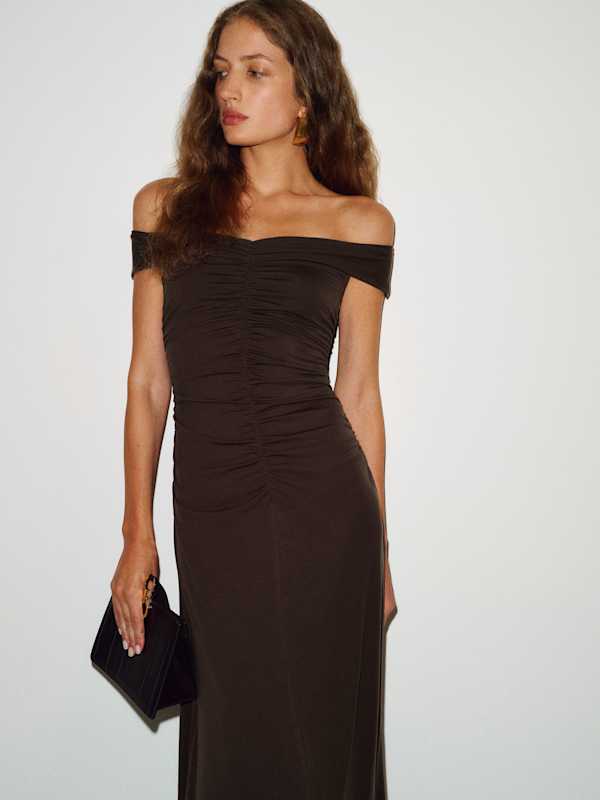 Laura Knit Dress - Mole