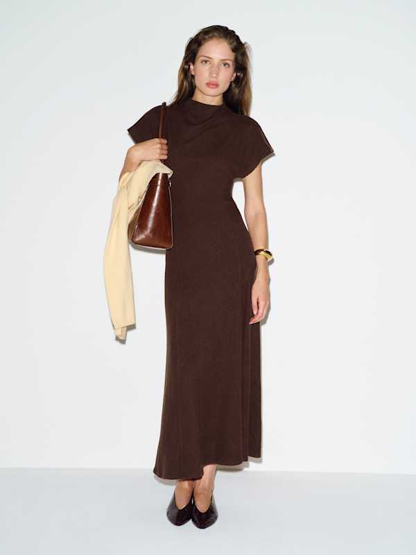 Frinn Knit Dress - Mole