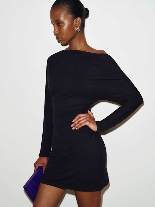 Robe en maille Landon - Noir