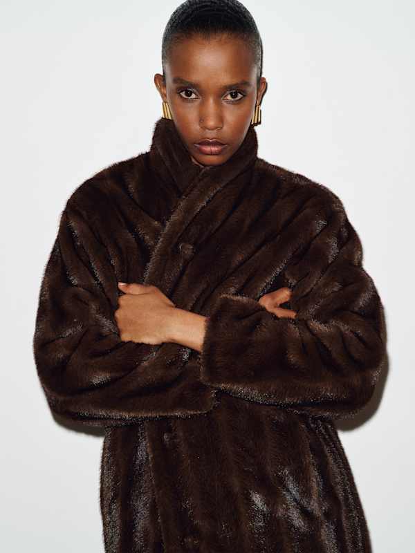 Gabrielle Coat - Dark Brown