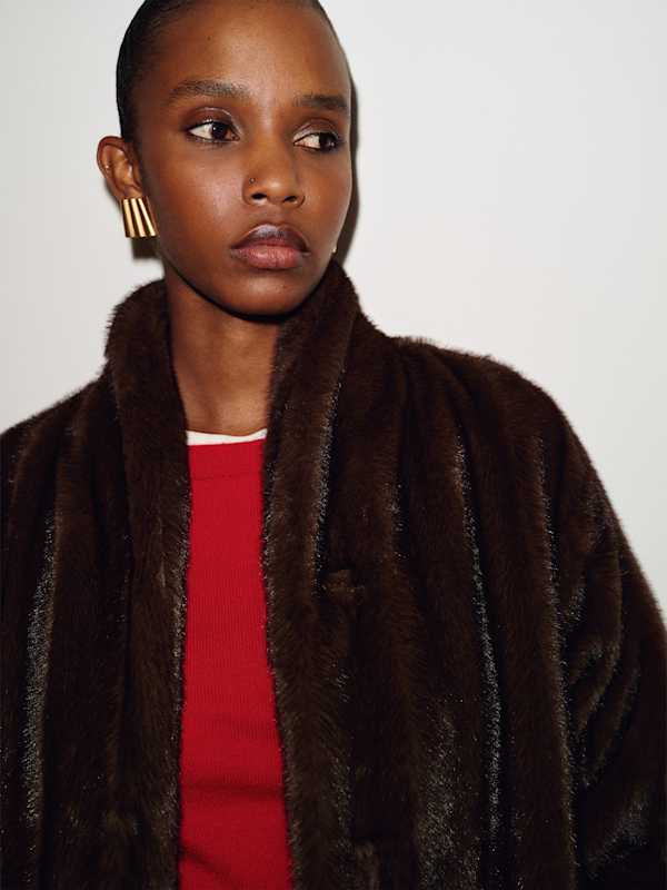 Gabrielle Coat - Dark Brown