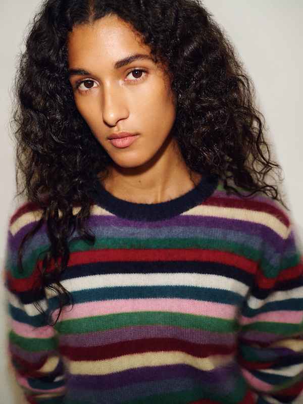 Hug Sweater - Multi Stripe