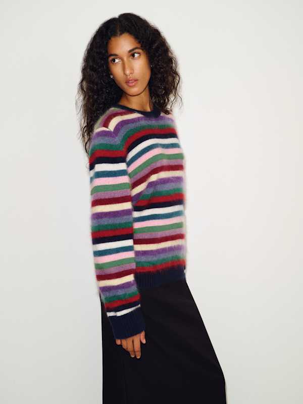 Hug Sweater - Multi Stripe