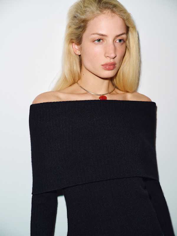 Nina Cashmere Sweater - Black