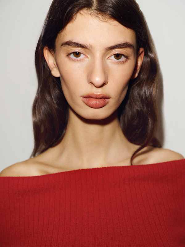 Nina Cashmere Sweater - Lipstick
