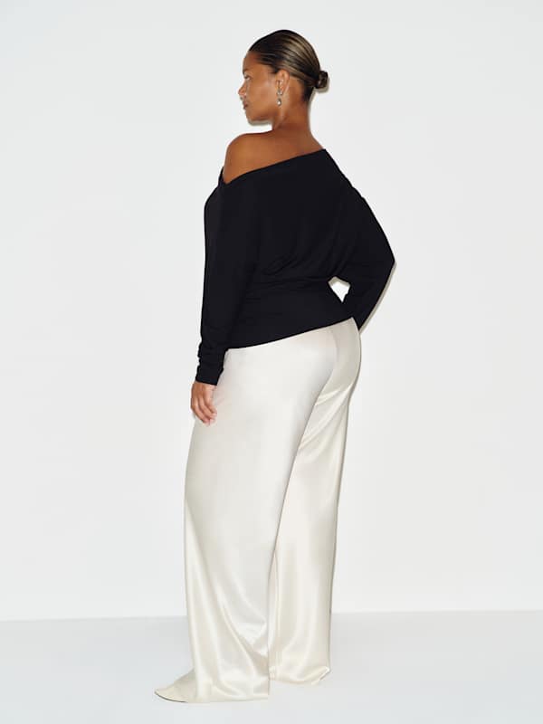 Landon Knit Top Es - Black